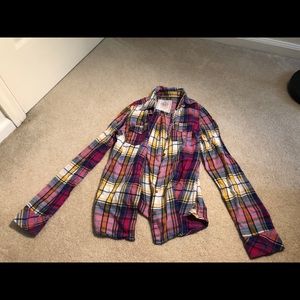 Plaid top! Colorful and Cute